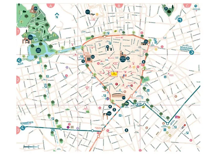 Au Cœur Du Centre Historique - Immeuble Classé - Terrasse - Climatisé Apartamento Nimes